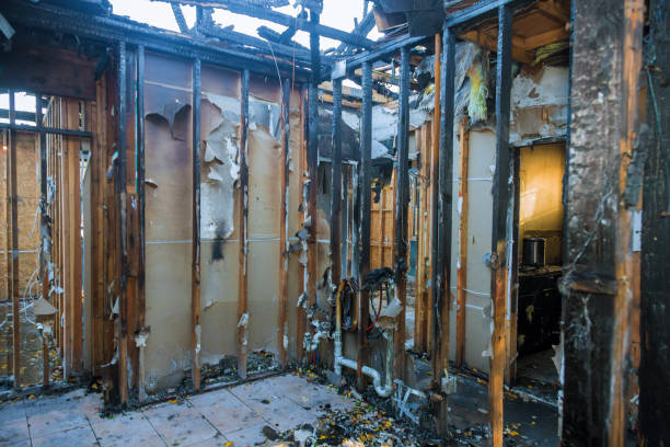 Professional Emergency Fire Cleanup technician working in Jefferson, TX